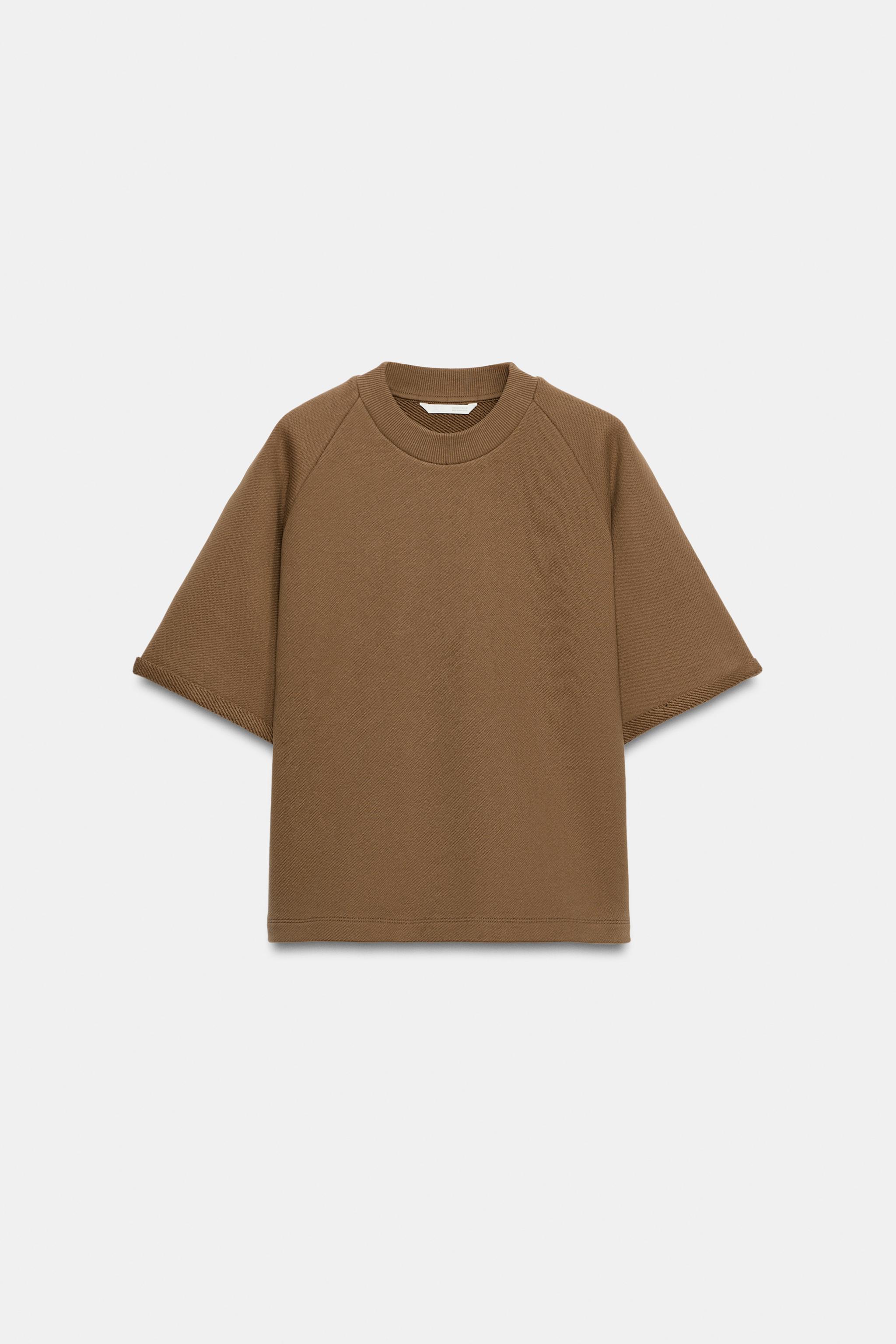 SHORT SLEEVE SWEATSHIRT
